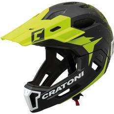 Cratoni Casco C-maniac 2.0mx Mtb Negro/verde Lima Mate