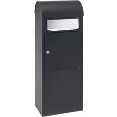 Paketeinwurf Briefkästen MEFA Ash Parcel Box 475 Ruko Lock - Black