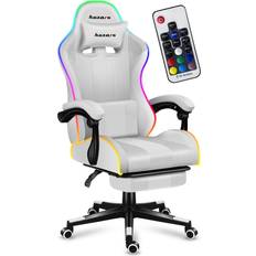 Vita Gamingstolar Huzaro Force 4.7 RGB Vit Spelstol