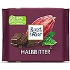 Ritter Sport Matvaror Ritter Sport 100 g, Bitterschokolade 1 Stk.