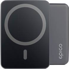 Mag 20W Aluminium Magnetisk Powerbank 5.000 mAh m. USB-C Kabel MagSafe Kompatibel Grå