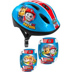 Paw Patrol STAMP Unisex-Youth Helmet Elbow & Knee Pads RED-Yellow-Blue