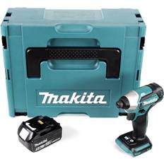 Makita dtd 155 RT1 18 v Brushless Li-Ion trapano a percussione a batteria in Makpac 1 x BL1850 5.0 Ah batteria senza caricabatteria