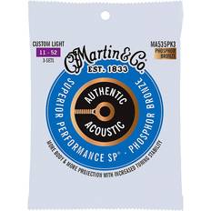 Martin Strängar Martin SP Phosphor Bronze Acoustic Strings Custom Light 11-52, 3 Pk