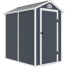 Sheds on sale Jasmine Jasmine 4x6 Plastic Shed with Foundation (Building Area )