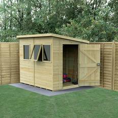 Outbuildings Forest Garden Timberdale 25yr Guarantee Tongue & Groove Treated Pent Shed