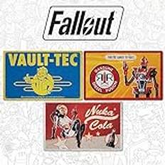 Plakater Fanattik Fallout Tin Sign Set Poster
