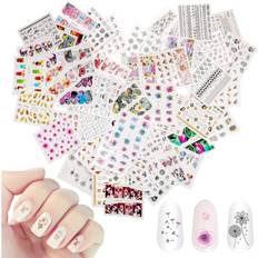 Nail Products Sheets Mixed Nail Art Stickers, Mwoot Nail Water Transfer Sticker Manicure