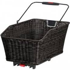 Klickfix Cykeltillbehör Klickfix Structura Hinterradkorb dunkel braun 18l für Racktime