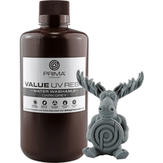 PrimaCreator Value Water Washable UV Resin 1000 ml Mörkgrå