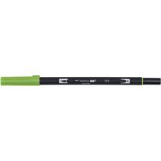 Green Brush Pens Tombow Penselpenna ABT Dual Brush Pen Light Green 195