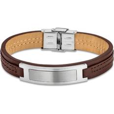 Marron Bracelets Lotus Style LS1808-2/1 Urban Man Collection Steel Men's Bracelet, Silver