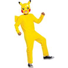 Horror-Shop Pikachu Kinderkostüm mit Maske für Karneval 7-8 Jahre