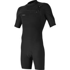 O'Neill Hyperfreak 2mm Mens Chest Zip Shorty Wetsuit 2023 Black