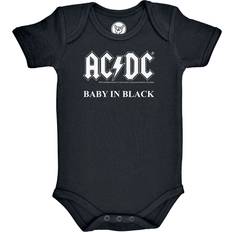 Schwarz Bodys AC/DC Metal-Kids Baby In Black Body schwarz 56/62, 68/74, 80/86