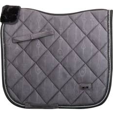 Polyester Saddle Pads HV Polo 2022 Lauren Dressage Saddle Pad Zinc Grey