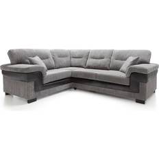 Abakus Direct Samson Grey Sofa 262cm 4 Seater