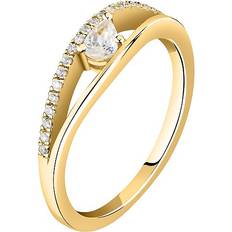 Damen - Diamant Ringe Live Diamond Damenring LDY031180014 375er Gelbgold, recycelt