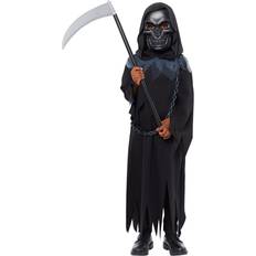 Kostymer Amscan Halloween Boys Grim Reaper Costume 10-12 YEARS One Colour