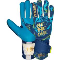 Or Gants de gardien de but reusch Torwarthandschuhe Pure Contact Aqua Bleu