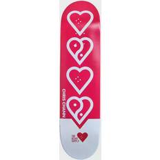 Heart Supply Chris Chann Pro Skateboard Deck Balance Red/White 8"