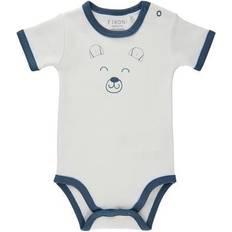 Fixoni Ropa de niños Fixoni Kurzarm Body aus Bio-Baumwolle - Blau