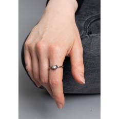Smycken Etnox Gothic Ring Moon för Dam silverfärgad