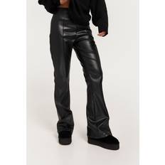 Skinn - Svarta Byxor Only Byxor onlIdina HW Fau Leat Flare Pant Svart W28/L32