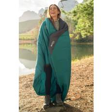 Turquoise Sleeping Bags Mountain warehouse 215cm, Teal Summit 250 Left Zip Mummy Sleeping Bag