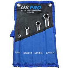 US PRO Tools 4pc Double Tox Star Wrench Spanner