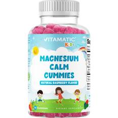 Gummies Vitamins & Minerals Vitamatic Magnesium Calm Gummies Natural Raspberry 60 Gummies