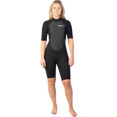 Våddragter Gul 2023 Womens Response 3/2mm Back Zip Shorty Wetsuit Bla