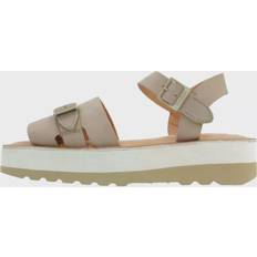 Kickers Hi Sunset, dam häl sandal, ljusbeige