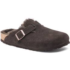 Birkenstock Boston Shearling Suede Leather - Mocha