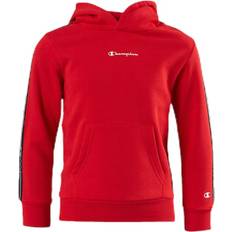 Red - Unisex Jumpers Champion Hooded Sweatshirt Junior - Red