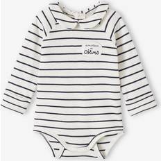 OEKO-TEX Bodysuits Children's Clothing Vertbaudet Mitwachsender Baby Body wollweiß