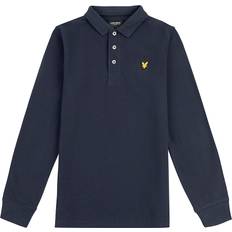 Lyle & Scott Polo's Lyle & Scott Boy's And Long Sleeve Polo Shirt Navy