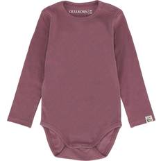 Guld Bodys Barnkläder Gullkorn Design Villvette Baby Body Purple Lila