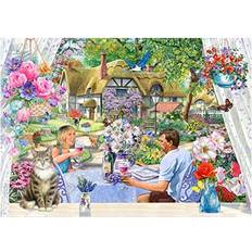 Jigsaw Puzzles The House of Puzzles Big 500 Piece Jigsaw Enjoying Garden