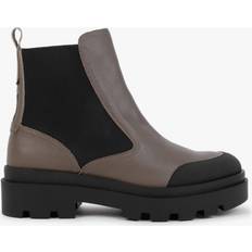 Vuorattu talvella Curlingkengät Fly London Chelsea Boots - Ruskea