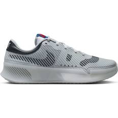 Gray Racket Sport Shoes Nike Air Zoom Vapor 11 Attack M - Light Smoke Grey/White/Signal Blue/Black