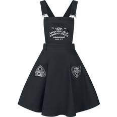 Hell Bunny Samara Pinafore Dress Medium-length dress black