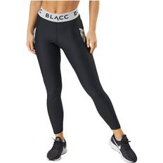 Dame - Hvite Tights BLACC Power X High Waist Tights 2.0 Black/white, Female, Tøj, Tights, Træning, Sort