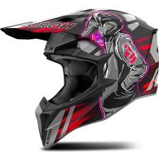 Airoh Motorcykelhjälmar Airoh Wraaap Cyber Crosshjälm - Red Matt