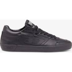 Diesel Herren Sneakers Diesel S-Leroji Low Sneaker low top in pelle con logo Sneakers Uomo Nero Nero