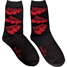 SockShop Music Collection Pair The Beatles Cotton Rubber Soul 4-7 Unisex Black