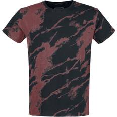 RED by EMP RED by EMP Batik T-Shirt T-Shirt black bordeaux