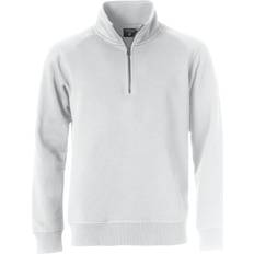 Clique Vrouw Truien Clique Classic Half Zip Sweatshirt White