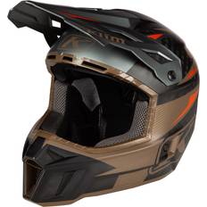 Klim Cascos de moto Klim Casco de Cross F3 Carbon Pro Striker Potter's Arcilla