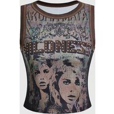 Stål Linnen Shein Women's Vintage Character Printed Tank Top
